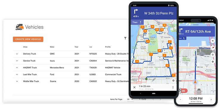 Commercial Vehicle and Truck Routing