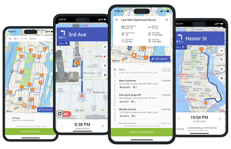 In-App GPS Truck Navigation App