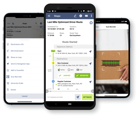 Mobile routing app with the ability to add custom data and fields