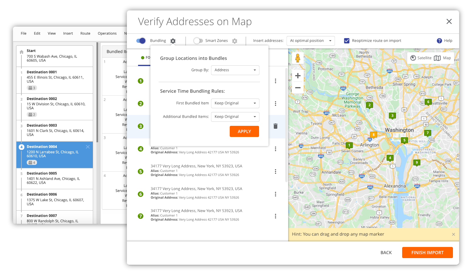 Route4Me is route optimization software that schedules recurring routes