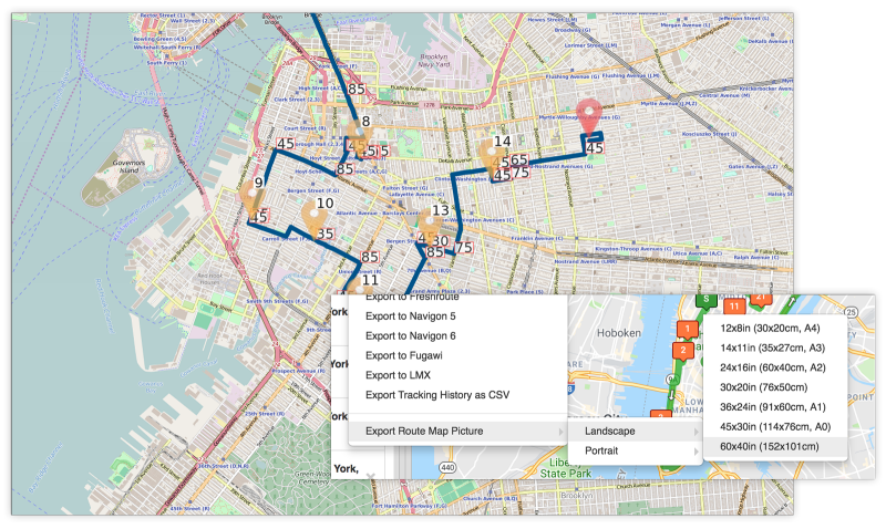 Route4Me becomes a map route planner with its high quality and high resolution route maps